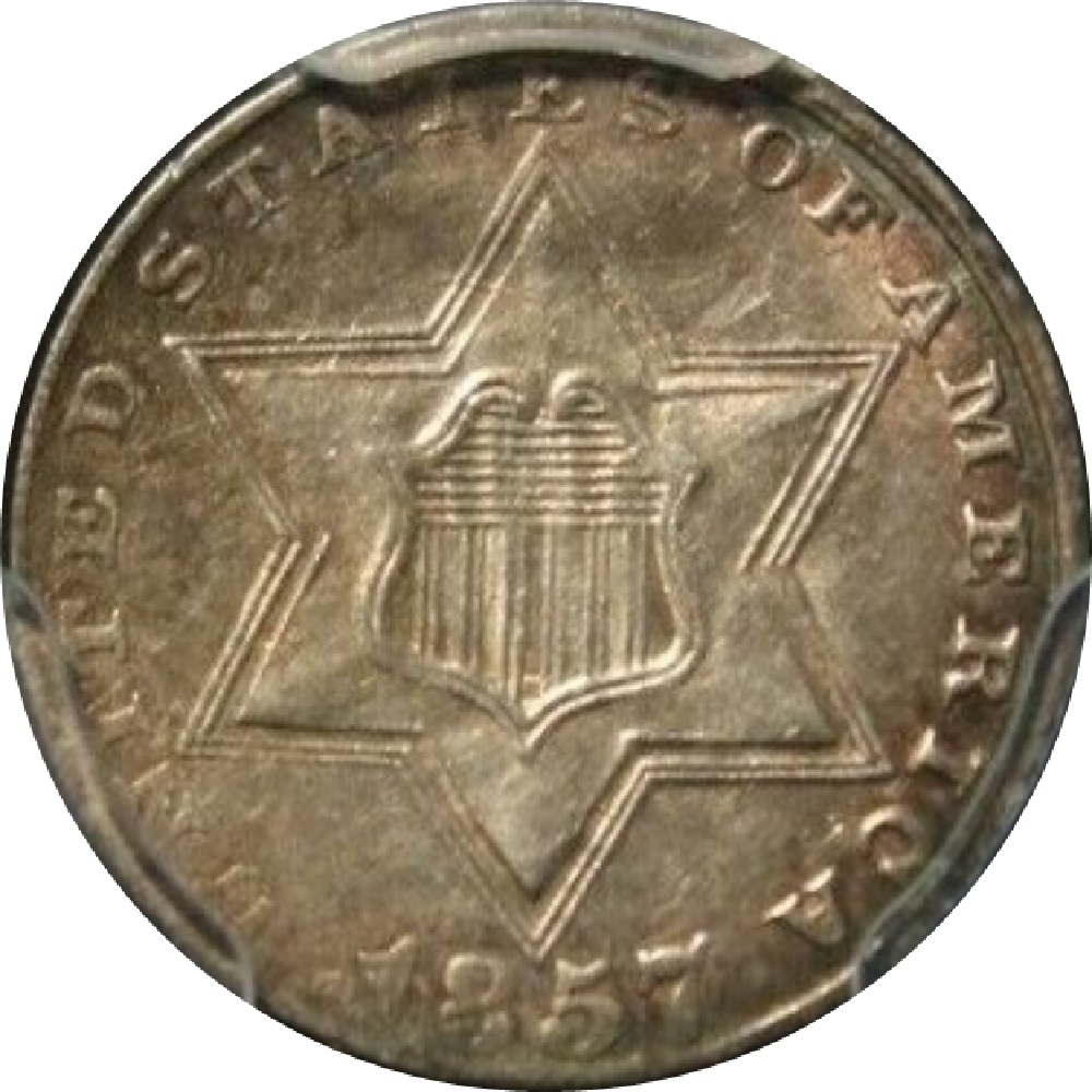 1857-3CS-Three-Cent-Silver-Type-II